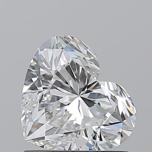 1.06 carat F-SI1 Natūralus Heart Deimantas (1)