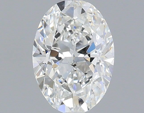 0.5 carat H-SI1 Natūralus Oval Deimantas (1)