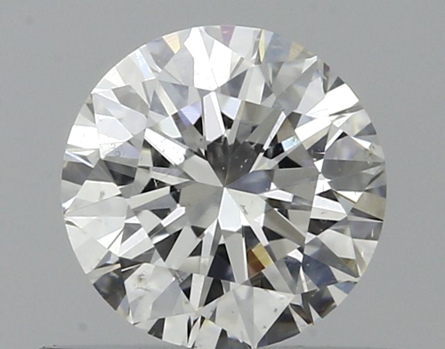 0.5 carat F-SI1 Excellent cut Natūralus Round Deimantas (1)