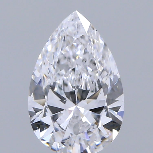 0.58 carat D-SI2 Natūralus Pear Deimantas (1)