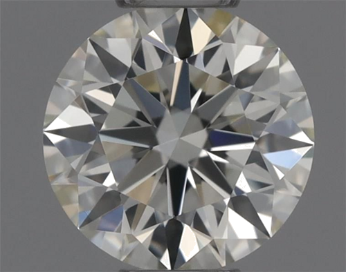0.35 carat K-VVS1 Excellent cut Natūralus Round Deimantas (1)
