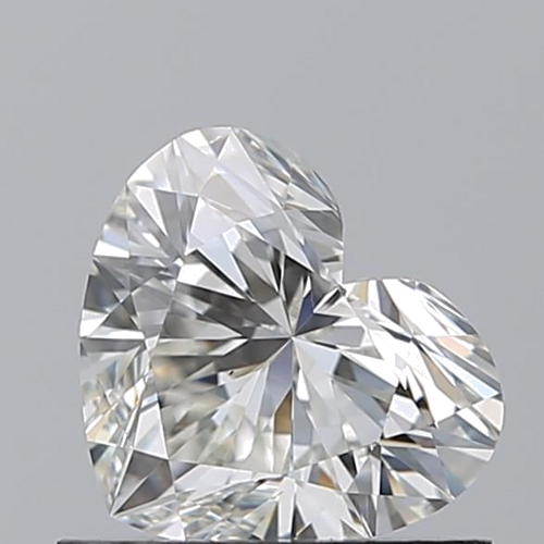 0.72 carat I-VS2 Natūralus Heart Deimantas (1)