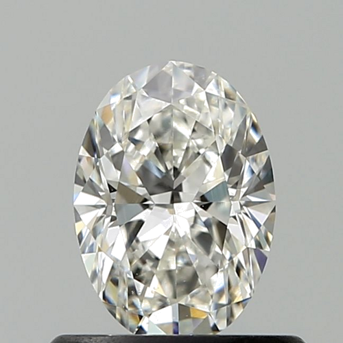 0.6 carat G-VS2 Natūralus Oval Deimantas (1)