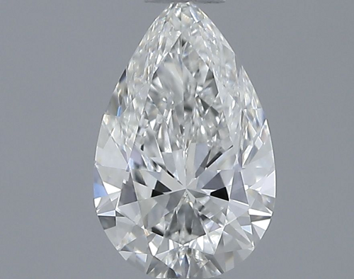 0.53 carat F-VVS1 Natūralus Pear Deimantas (1)