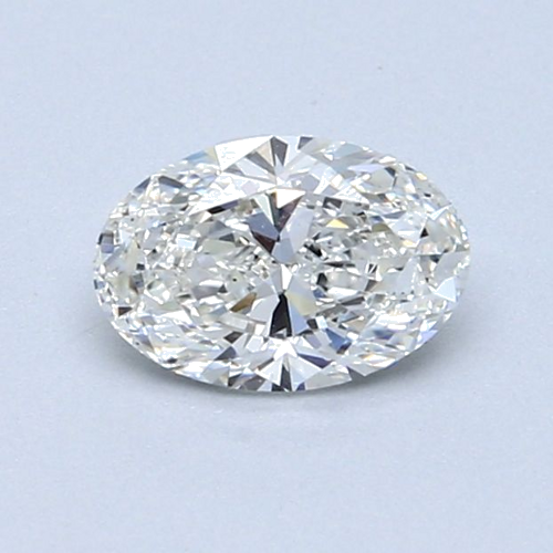 0.7 carat G-VS2 Natūralus Oval Deimantas (1)