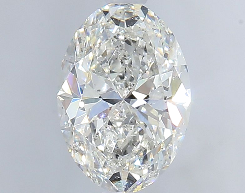 0.9 carat H-SI2 Natūralus Oval Deimantas (1)