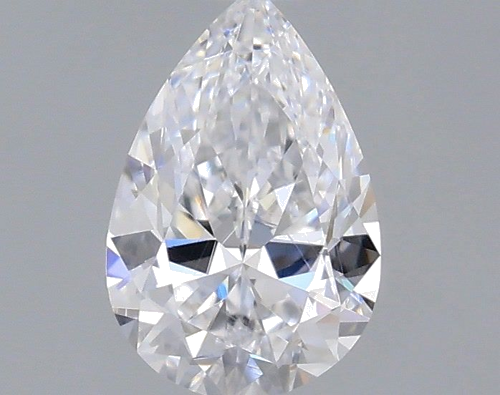 0.3 carat D-VS1 Natūralus Pear Deimantas (1)