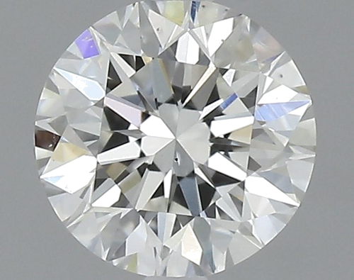 0.57 carat I-SI1 Excellent cut Natūralus Round Deimantas (1)