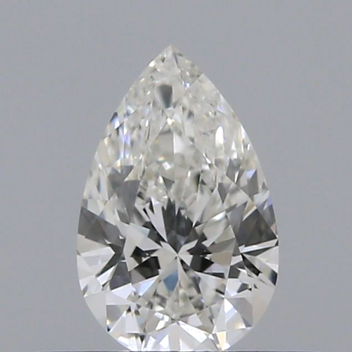 0.32 carat G-VVS1 Natūralus Pear Deimantas (1)