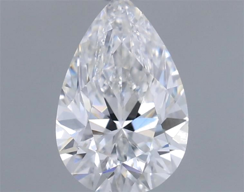 0.47 carat E-VVS2 Natūralus Pear Deimantas (1)