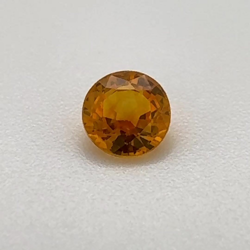 0.385 carat ORANGE Round Safyras (1)