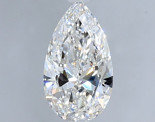 1.0 carat E-VVS1 Natūralus Pear Deimantas (1)