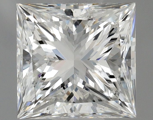0.5 carat F-SI1 Natūralus Princess Deimantas (1)
