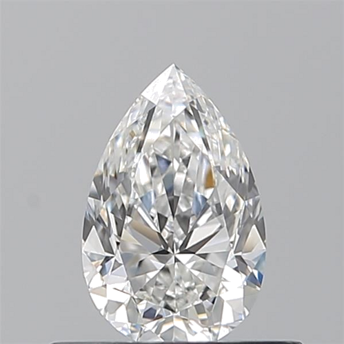0.5 carat F-VVS1 Natūralus Pear Deimantas (1)
