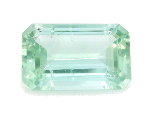 7.6 carat GREEN STEP cut Octagonal Tourmaline (1)