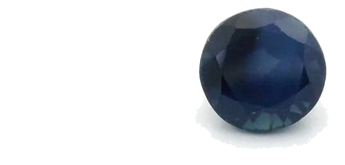 0.6 carat BLUE Round Safyras (1)