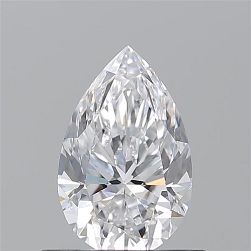 0.7 carat D-VS1 Natūralus Pear Deimantas (1)