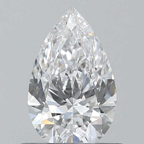0.5 carat D-VS2 Natūralus Pear Deimantas (1)