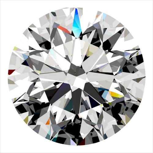 0.31 carat H-SI1 Very Good cut Natūralus Round Deimantas (1)