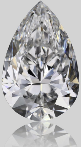 1.51 carat E-VS2 Natūralus Pear Deimantas (1)