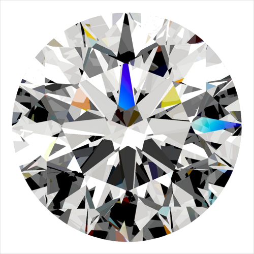 0.32 carat F-VS2 Excellent cut Natūralus Round Deimantas (1)
