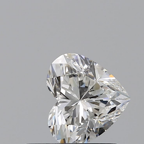 0.54 carat G-VVS2 Natūralus Heart Deimantas (1)