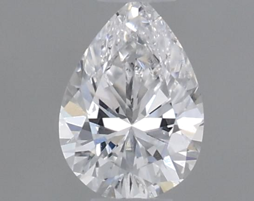 0.24 carat D-SI1 Natūralus Pear Deimantas (1)