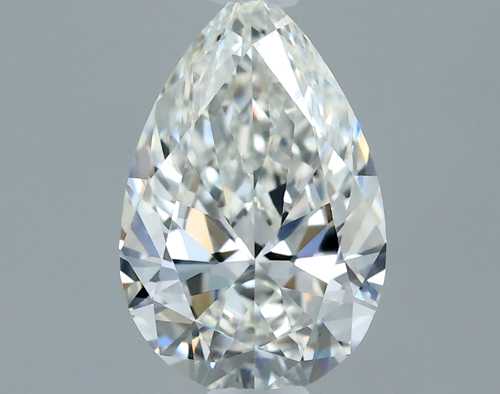 0.4 carat G-VVS2 Natūralus Pear Deimantas (1)