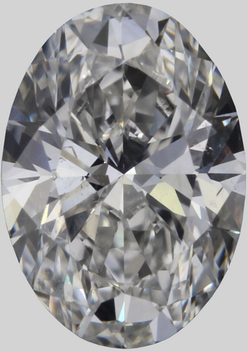 0.5 carat F-SI2 Natūralus Oval Deimantas (1)