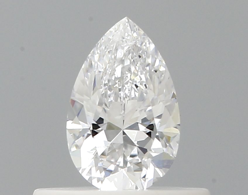0.36 carat D-VVS1 Natūralus Pear Deimantas (1)