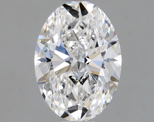 1.0 carat E-SI1 Natūralus Oval Deimantas (1)