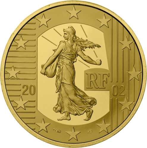 20 евро Марианна 2004 Франция золотая монета (2)