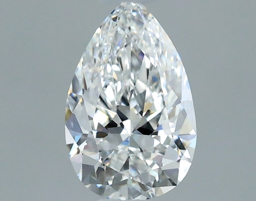0.5 carat E-VVS1 Natūralus Pear Deimantas (1)