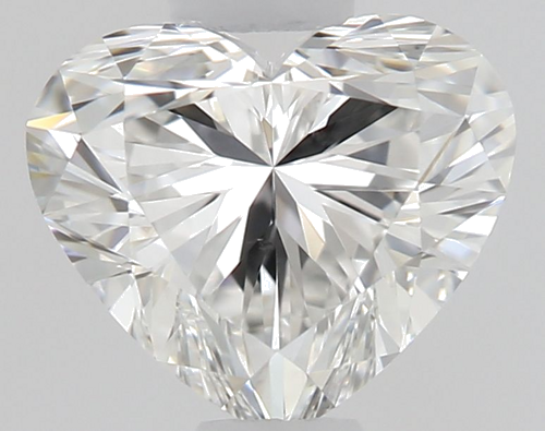 0.55 carat F-VS2 Natūralus Heart Deimantas (1)