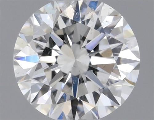 0.37 carat H-SI2 Excellent cut Natūralus Round Deimantas (1)