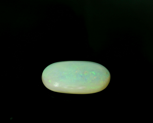 2.46 carat WHITE CABOCHON cut Oval Opal (1)