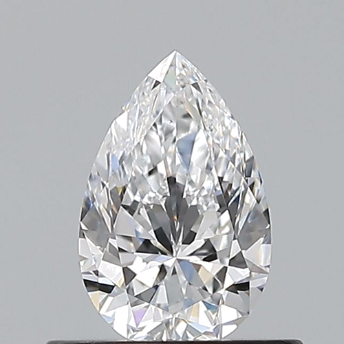 0.5 carat D-VS1 Natūralus Pear Deimantas (1)