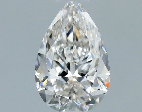 0.5 carat H-VVS1 Natūralus Pear Deimantas (1)
