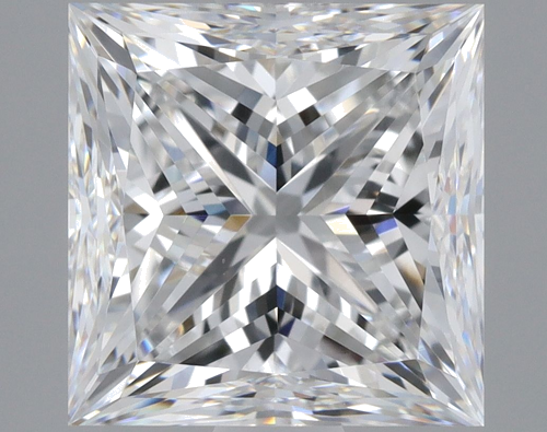 3.01 carat E-VS1 Natūralus Princess Deimantas (1)