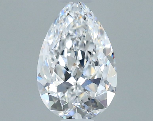 0.55 carat D-IF Natūralus Pear Deimantas (1)