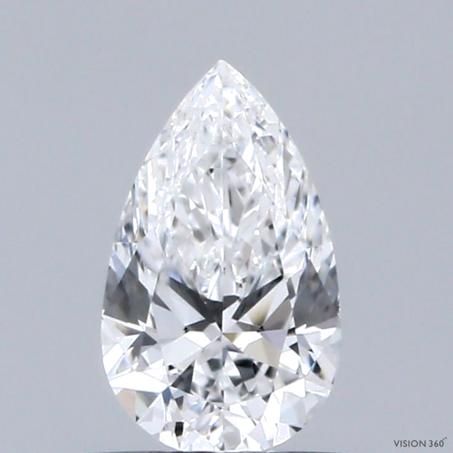 0.61 carat E-SI2 Natūralus Pear Deimantas (1)