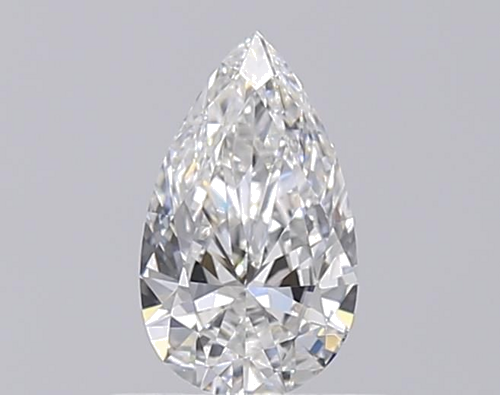 0.38 carat F-VS2 Natūralus Pear Deimantas (1)