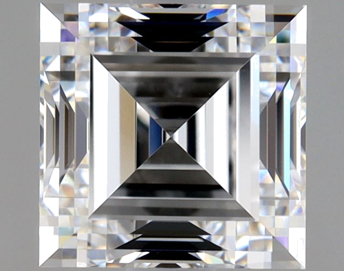 1.3 carat D-VVS2 Natūralus Square Radiant Deimantas (1)