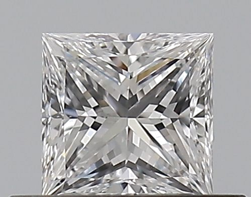 0.39 carat D-VS2 Natūralus Princess Deimantas (1)