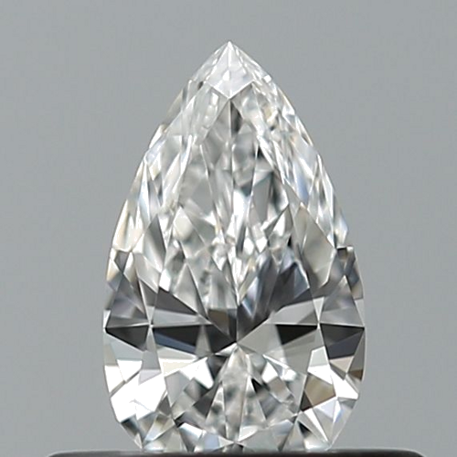 0.3 carat E-VVS1 Natūralus Pear Deimantas (1)