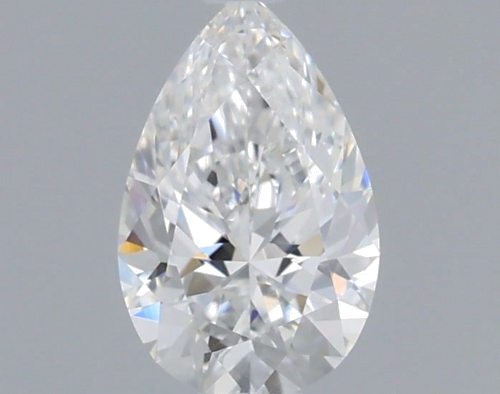 0.42 carat E-VVS1 Natūralus Pear Deimantas (1)
