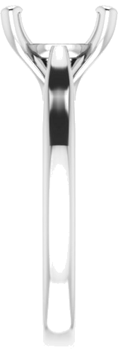 Sužadėtuvių Žiedas „Solitaire“ 585 Baltojo Aukso Round 9.4mm (4)