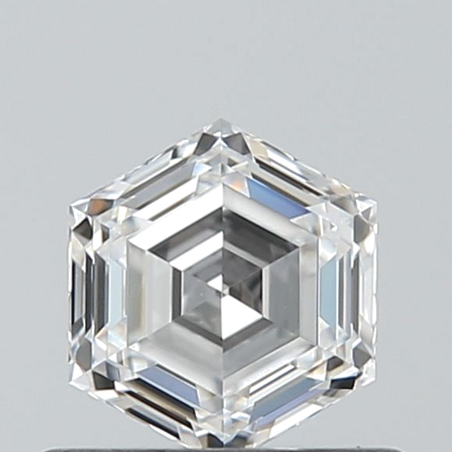 0.5 carat E-VVS2 Natūralus Hexagonal Deimantas (1)