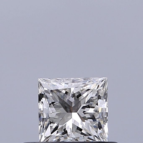 0.35 carat F-VVS2 Natūralus Princess Deimantas (1)