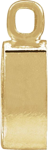 Pakabukas „Oval Bezel-Set Cabochon“ 585 Geltonojo Aukso Oval 6mm x 4mm (2)